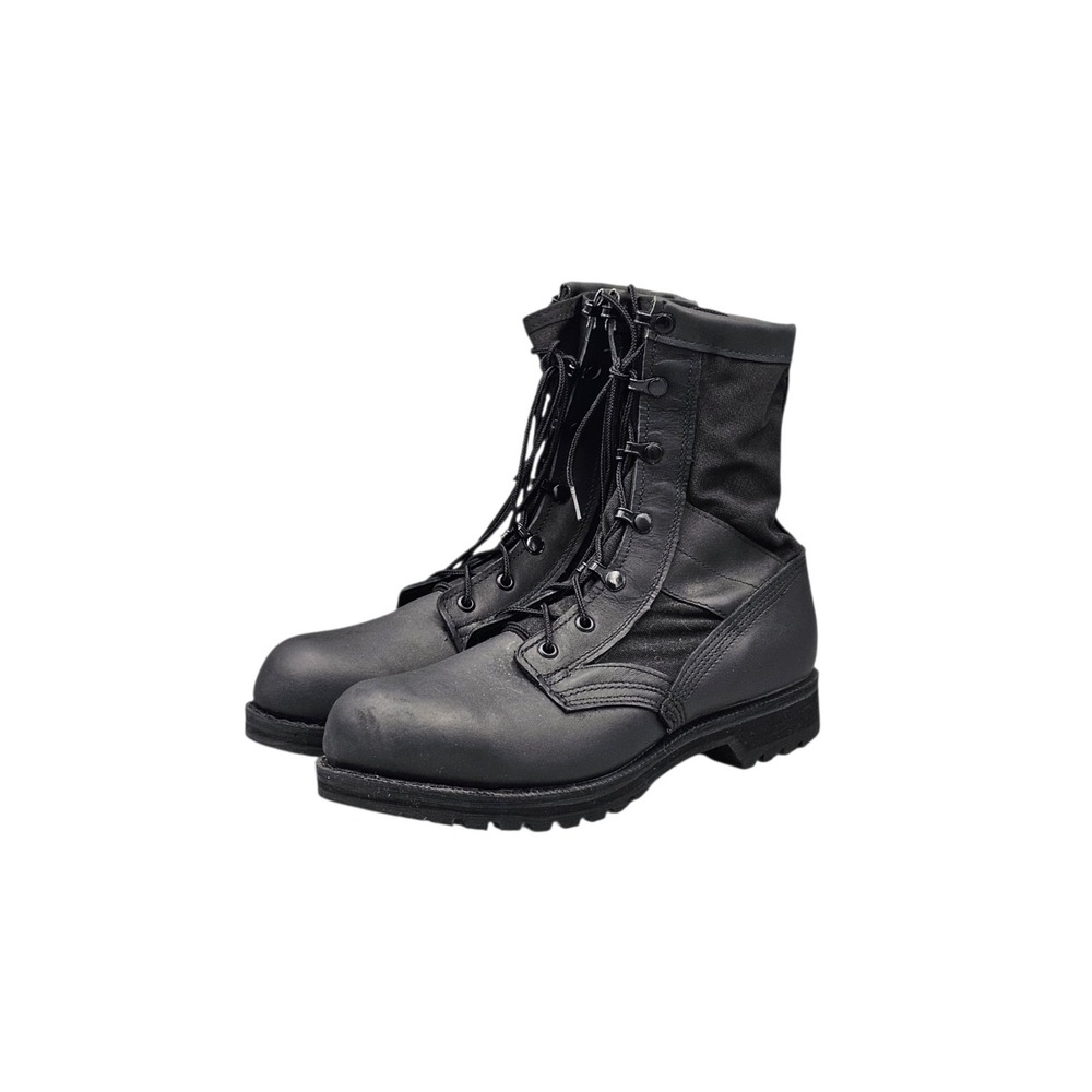 Belleville Mens Size 8 R NWOB ASTM HW Black Leather Combat Jungle Military Boots - Picture 3 of 8